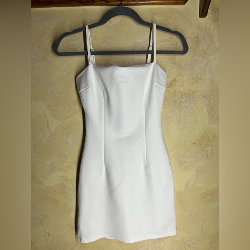 Tiger mist white body on dress